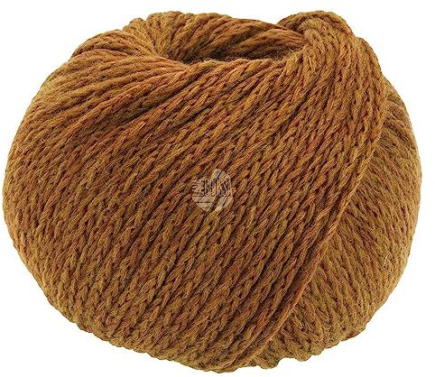 LANA GROSSA Cool Merino Big | Voluminöses Kettengarn aus klassischer Merinowolle | Handstrickgarn aus 90% Schurwolle & 10% Polyamid | 50g Wolle zum Stricken & Häkeln | 90m Garn FB 215