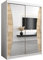 ABIKSMEBLE Armoire Monaco - Dressing Chambre Adulte - Penderie Vetement Dressing - Garde Robe - Armoire 2 Portes - Closet