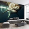 YXTSmurals Ozean Hai Muster 3D Fototapeten Wandaufkleber 3D Fototapete Moderne Wanddeko Wandbilder Wandkunst Diy Wand Tapete Wohnzimmer Schlafzimmer Büro Flur Wanddekoration