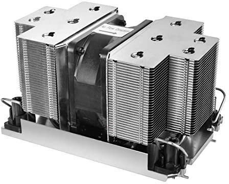 SilverStone Technology XE02-4677 2U Small Form Factor Server/Workstation CPU Cooler for LGA4677, SST-XE02-4677