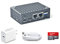 Nanopi R6C Mini Computer Router OpenWrt with LPDDR4X 4GB RAM 6Tops NPU Mali-G610 GPU RK3588S Soc for NAS IOT Smart Home Gateway Support PCle Gbps Ethernet M.2 NVME Port (with PD Power & 32GB TF Card)