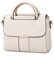 FANDARE Damen Handtaschen Elegant Handy Umhängetasche Crossbody Tasche PU Leder Schultertasche Frauen Handytasche zum Umhängen Schultertasche Portemonnaie Geldbörse Damentasche Weiss A
