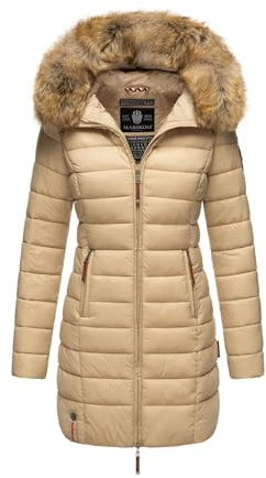 MARIKOO Damen Winter Übergangs Jacke Winterjacke Stepp Mantel gesteppt B647