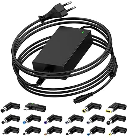 100W Caricatore PC Portatile Universale USB C per HP Elitebook, Lenovo ThinkPad, Acer Swift, MacBook Pro, HW Matebook, Dell Latitude, ASUS Toshiba Samsung,90W Alimentatore Notebook Universale