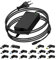 100W Caricatore PC Portatile Universale USB C per HP Elitebook, Lenovo ThinkPad, Acer Swift, MacBook Pro, HW Matebook, Dell Latitude, ASUS Toshiba Samsung,90W Alimentatore Notebook Universale
