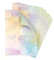 Briefpapier-Set 25 Motivpapier DIN A4 Motiv Federn beidseitig per Hand beschriftbar und mit allen Druckern und Kopierern bedruckbar für Einladung Briefpost Firmenpost Urkunde Zertifikate