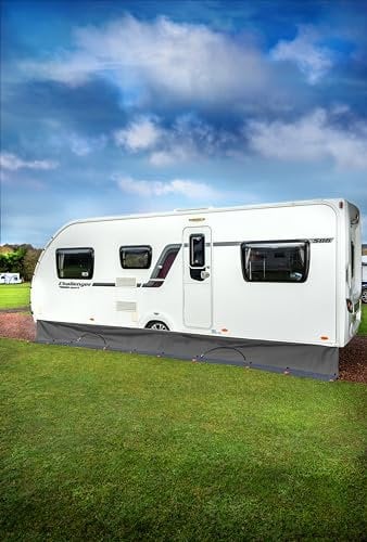Maypole Draught Skirt Organiser for Caravans & Motorhomes, Large Storage Compartments for Outdoor Storage