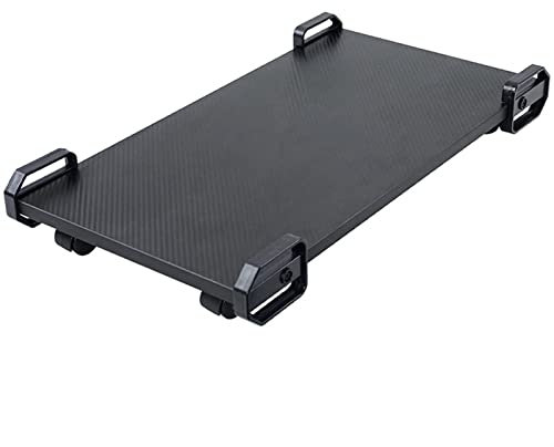 Support unité Centrale Support de processeur for ordinateur de bureau, chariot de support de tour for PC mobile, support de processeur au sol avec roulettes verrouillables sous le bureau, convient à l