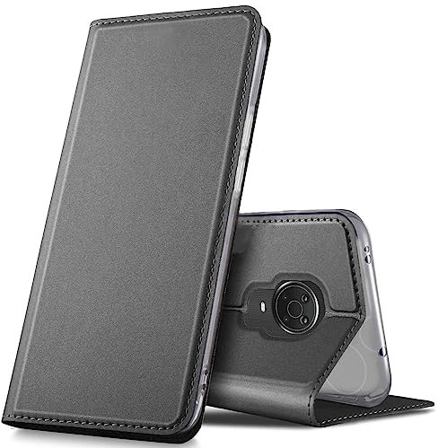 CoolGadget Flip Case für Nokia G20 / Nokia G10, Handyhülle PU Leder Schutzhülle mit Kartenfächern und Standfunktion, Schwarz
