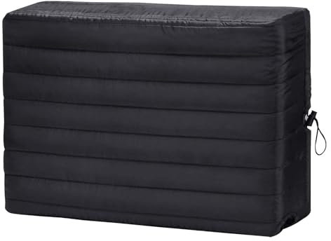 Window Ac Covers, Window Air Conditioner Cover, Anti-rust Ac Unit Cover For Inside, Air Vent Covers With Flaps And Protection For Duct Pipe, Wall, Window, 63x43x9cm/24.8x16.93x3.54 Inches