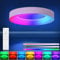 RDGOOD 24W RGB LED Deckenleuchte Dimmbar mit Fernbedienung, 2400LM LED Deckenlampen Dimmbar 3000K-6500K, RGB Farbwechsel Bunt Beleuchtung für Kinderzimmer Schlafzimmer Wohnzimmer Küche φ28cm