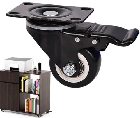 Lenkrollen – Multidirektionale Rollen, feststellbare Rollen, robuste Industrie-Rollen – Trolley für Werkbank von Möbeln