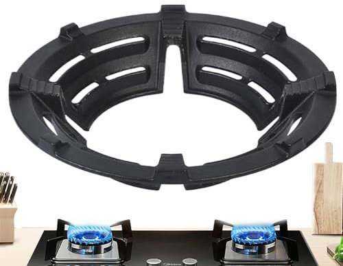 Anneau de support pour wok, support de wok pour cuisinière électrique, anneau de wok coupe-vent, support pour wok de cuisine, support durable pour wok résistant à la chaleur, support pour wok pour