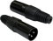 Beetronic Black 3 Pin XLR Male Connector Plug Audio Microphone 3 Pole In Line (2)