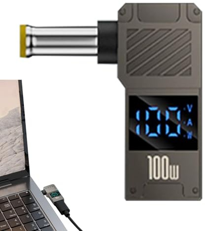 Convertitore di presa jack maschio da tipo C a DC, adattatore di ricarica dal laptop al laptop | Connettore di ricarica da maschio a maschio DC - PD 100W Digital Panta