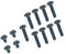 ZAHARA bottom case laptop screws for Asus ROG Flow X16 GV601 GV601R GV601V laptop screws(13PCS)