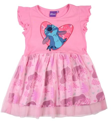 Lilo and Stitch Robe Lilo et Stitch Ensemble, Robes, Shirt + Jupe, Enfant, Fille Fille (lot de 2)