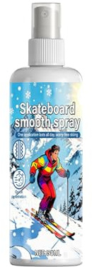 Wuvfojca Glanz-Spray, Pflegemittel für Skiausrüstung, Gleitspray für Skateboards, für professionelle Anfänger, Besucher von Stationsstellen, Frühling, Training, Wettbewerb