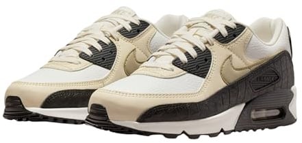 Nike Air Max 90 Damenschuhe (Sail/Black/Desert Khaki/Fossil), Sail/Black/Desert Khaki/Fossil, 9
