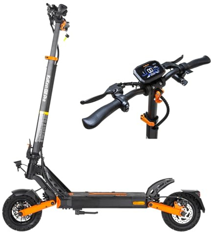 KuKirin G2 Pro (ABE) Elektroscooter mit 9 Zoll Luftreifen, 65 km Reichweite & IP54 wasserdicht, klappbar für Pendler – ABE Straßenzulassung, 20 km/h, bis 120 kg Belastbarkeit