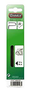 Connex COXT806004 TAIFUN Lames de scie à chantourner N° 2 pour bois, Noir, Set de 12 Pièces