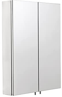 Croydex Anton - Armadio a doppio battente in acciaio inox