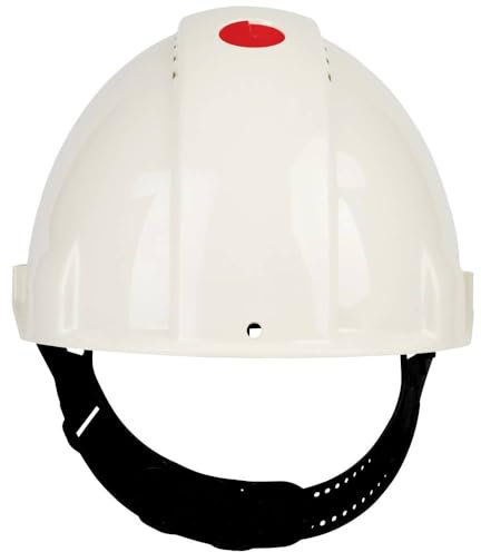 3M Schutzhelm, Uvicator, Pinlock-Verschluss, belüftet, Lederschweißband, Weiß, G3000DUV-VI