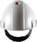 3M Schutzhelm, Uvicator, Pinlock-Verschluss, belüftet, Lederschweißband, Weiß, G3000DUV-VI