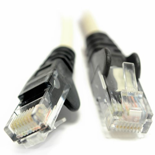 Netzwerk CAT 5e CCA Crossover Kabel Connect 2 PCs Together 0,5 m [0.5 Meter/0,5m]