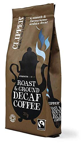 Clipper Roast & Ground Coffee - Original Decaffeinated 227g (Pack of 4)