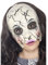 Smiffys Masque poupée abîmée, Multicolore, Sans menton, latex