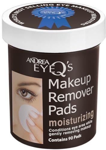 Andrea Eye Q's Moisturizing Makeup Remover, 65 Pads