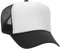 Otto Trucker-Mütze mit 5 Paneelen, Polyester-Schaumstoff, Schwarz / Weiß / Schwarz, Einheitsgröße