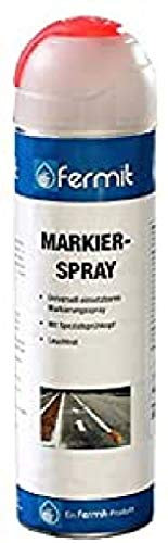 Fermit Markierspray 500ml Markierung Spray Leuchtrot