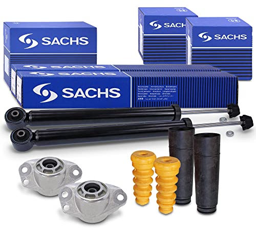SACHS Gasdruck Stoßdämpfer hinten Set komplett Kompatibel mit SEAT LEON (1M1), TOLEDO 2 (1M2), SKODA OCTAVIA 1 (1U2), VW BORA 1 (1J2), GOLF 4 (1J1)