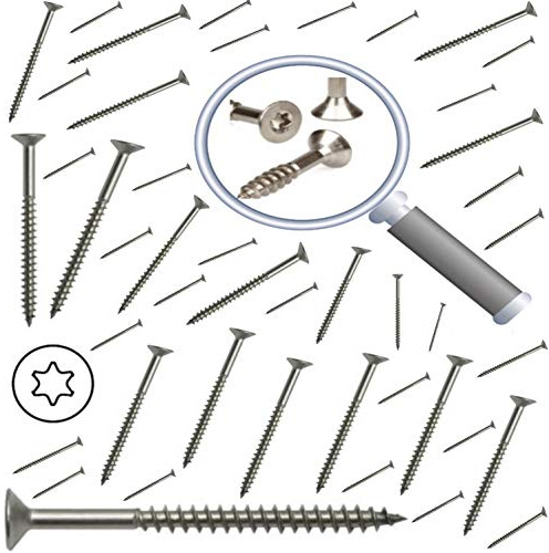 Vis Terrasse Inox A2 Bois Torx GAMME Pro Taille 5x100 Lot de 100