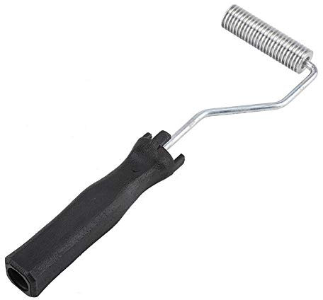 Fdit Fiberglas-Paddelroller-Set mit Luftpolsterrollen-Set, Fiberglas, Laminierrollen-Set für Schimmel, Harz, Wanne, Dusche, Badewanne, Boot, Reparatur, Silber, 0.83×2.95