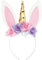 amscan 8402677 Osterhasen-Einhorn-Stirnband, 25,4 cm x 15,24 cm, 1 Stück, Mehrfarbig, 25.4cm x 15.24cm