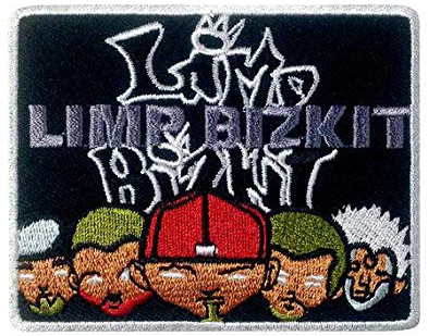 Limp Bizkit ny Rap Aufnäher Besticktes Patch zum Aufbügeln Applique Souvenir Zubehör