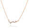 SELIA Arabische Liebe Kette & Armband - Edelstahl - verstellbare islamische Halskette - arabisches Liebessymbol - muslimischer Kalligraphie Schmuck (Kette Rosegold)