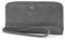 Timberland Damen Leather RFID Zip Around Wallet Clutch with Wristlet Strap Armband, Castlerock (Nubuk)