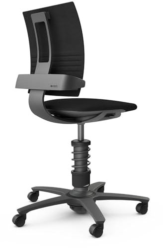 aeris 3Dee ergonomischer Bürostuhl – Schreibtischstuhl mit einzigartiger Rückenlehne – Bürostuhl ohne Armlehne – Drehstuhl, stufenlos höhenverstellbar 42-56 cm