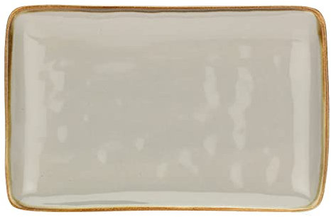 Thun Rose & Tulipani - Vassoio rettangolare 27x19 cm Concerto Grigio Perla