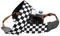 Padwa Lifestyle Black and White Plaid Camera Strap - 2 Wide Cowhide Head, Embroidered Cotton Woven Vintage Camera Straps,Universal Neck & Shoulder Strap for All Cameras and Men&Women Photographers