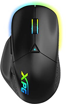 XPG Alpha Gaming Mouse,16.000 DPI, 400 IPS, 6 pulsanti programmabili, design ergonomico (Alpha-BKCWW)