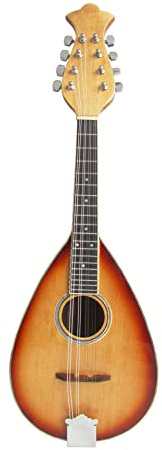 Zengxue Treble Mandolin Tour Rond Huit Cordes Instrument De Mandoline Avec Boîte En Cuir Débutants Mandoline