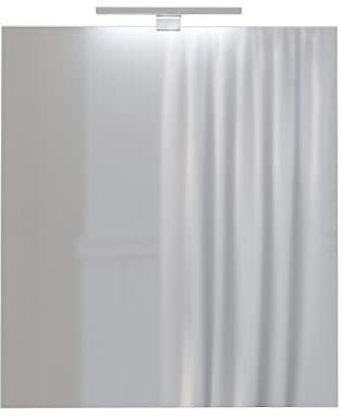 Baikal Espejo de Baño, Varias Formas y Medidas Disponibles. Opción con y Sin LED. Estilos Que se adaptan al baño o Cualquier Estancia del hogar. 70 x 80 cm Espejo con Aplique LED, 280034992