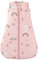 Looxii Baby Schlafsack Winter Baumwolle Winterschlafsack 2.5 TOG Schlafsäcke Warm Babyschlafsack Neugeborene für Herbst Winter Pink Kaninchen 0-6 Monate