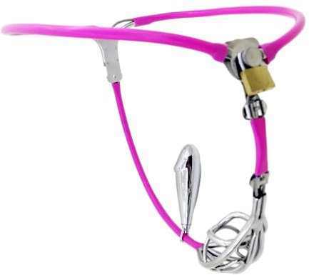 Keuschheitsgürtel Mit Peniskäfig Für Herren Extrem Chastity Cage Mit Metall Analplug Chastity Belt Fetisch Keuschheitskäfig Chastity Lock Bondage BDSM Spielzeug Für Männer,120/130CM