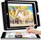 Papier Folie Kompatibel mit iPad 7./8./9.Generation(10.2 Zoll, 2019/2020/2021), Nanoadsorption Matte Papierfolie Schutzfolie Displayschutz Film Feel Paper Blendfreiem Screen Protector, Keine Blasen